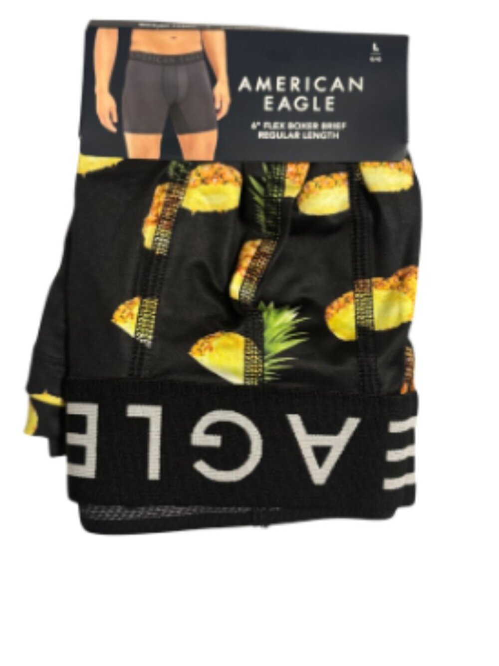 American Eagle Men's 6" Flex Boxer Brief Size L NWT